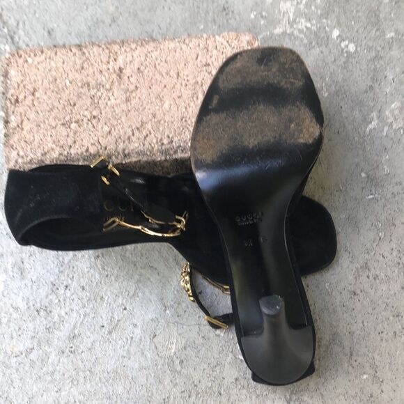 Gucci suede leopard heels - Picture 9 of 13